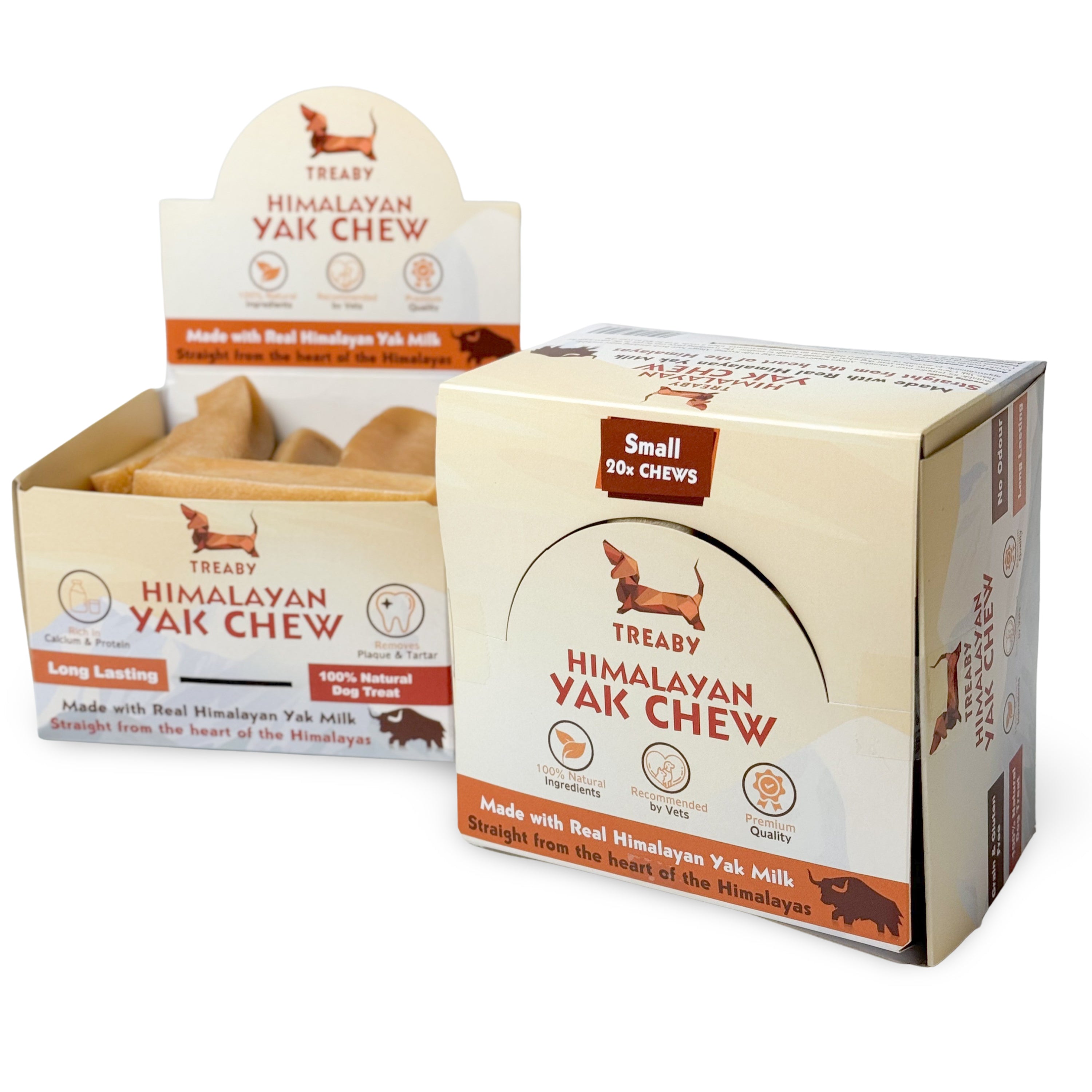 Himalayan Yak Chew Bundle Small Pack of 20 Antler Chew