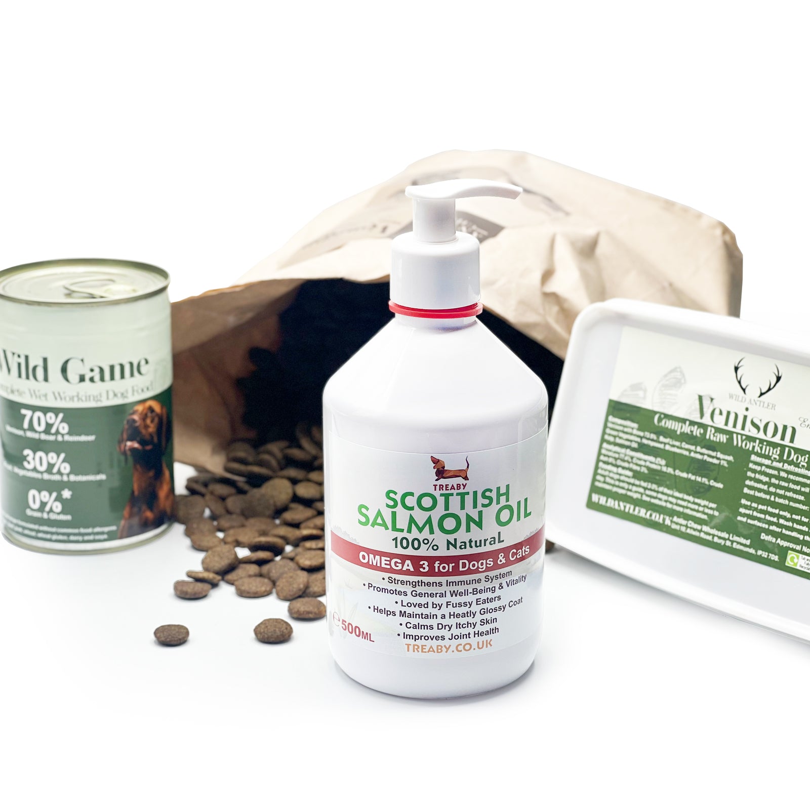 Scottish Salmon oil 500ml - Antler Chew