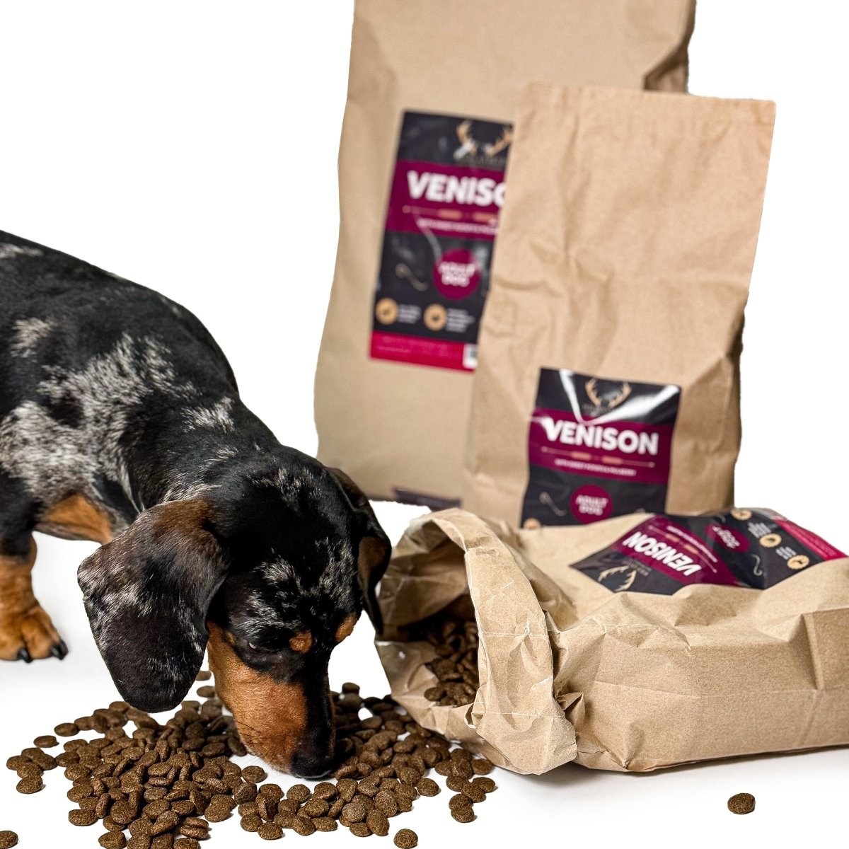 Venison, Sweet Potato & Mulberry Natural Dog Food - Antler Chew