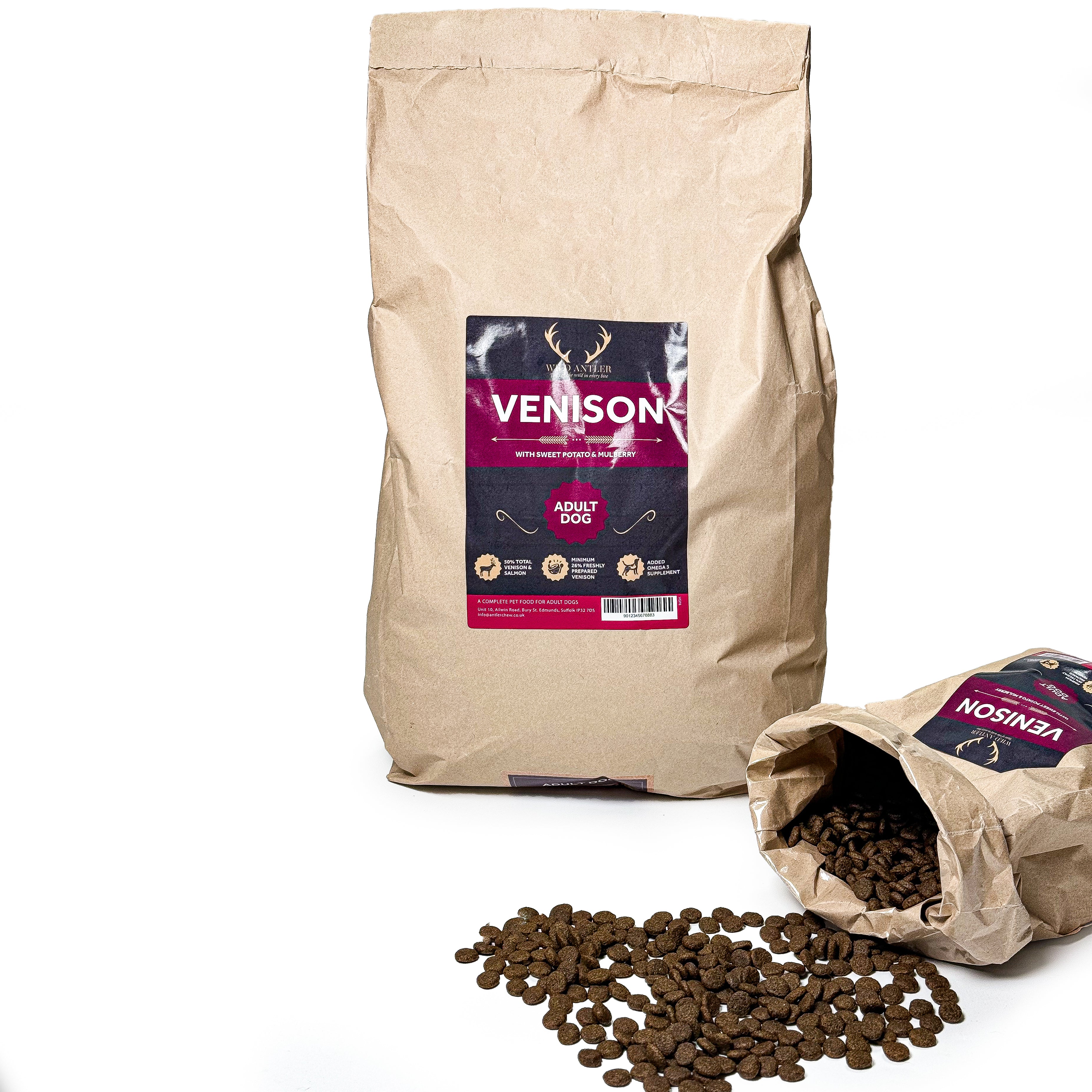 Venison Sweet Potato Mulberry Natural Dog Food