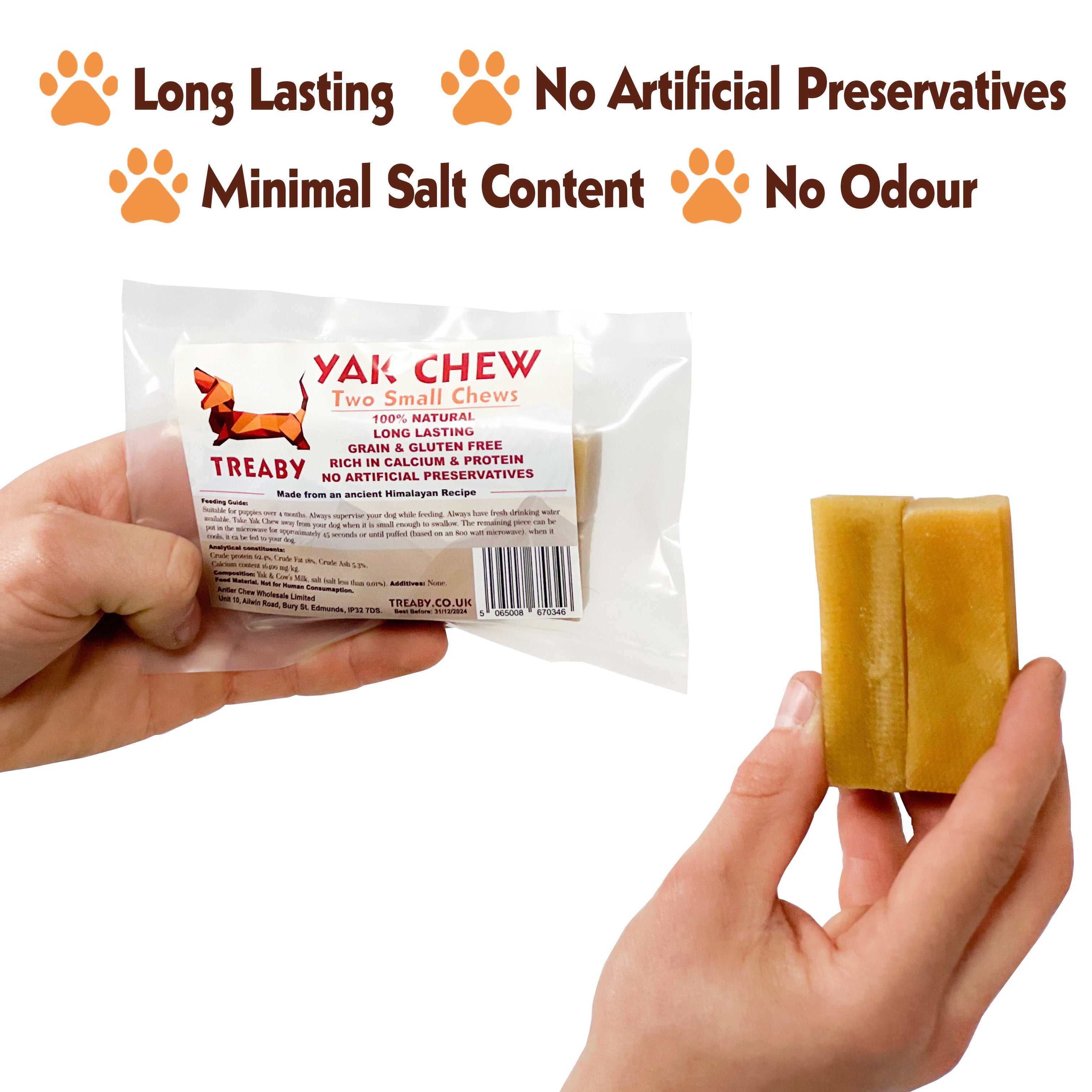 Himalayan Yak chew Pack of 2