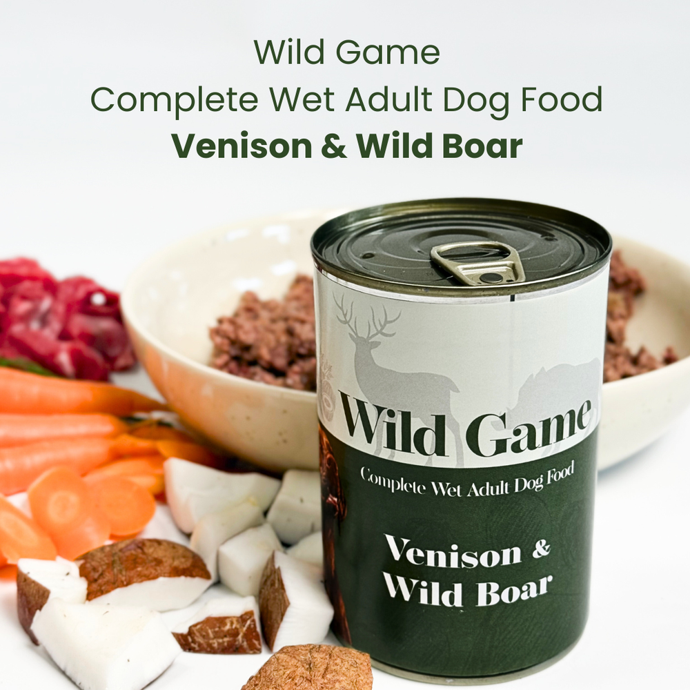 6 x Venison & Boar - Grain Free Complete Wet Adult Dog Food 400g