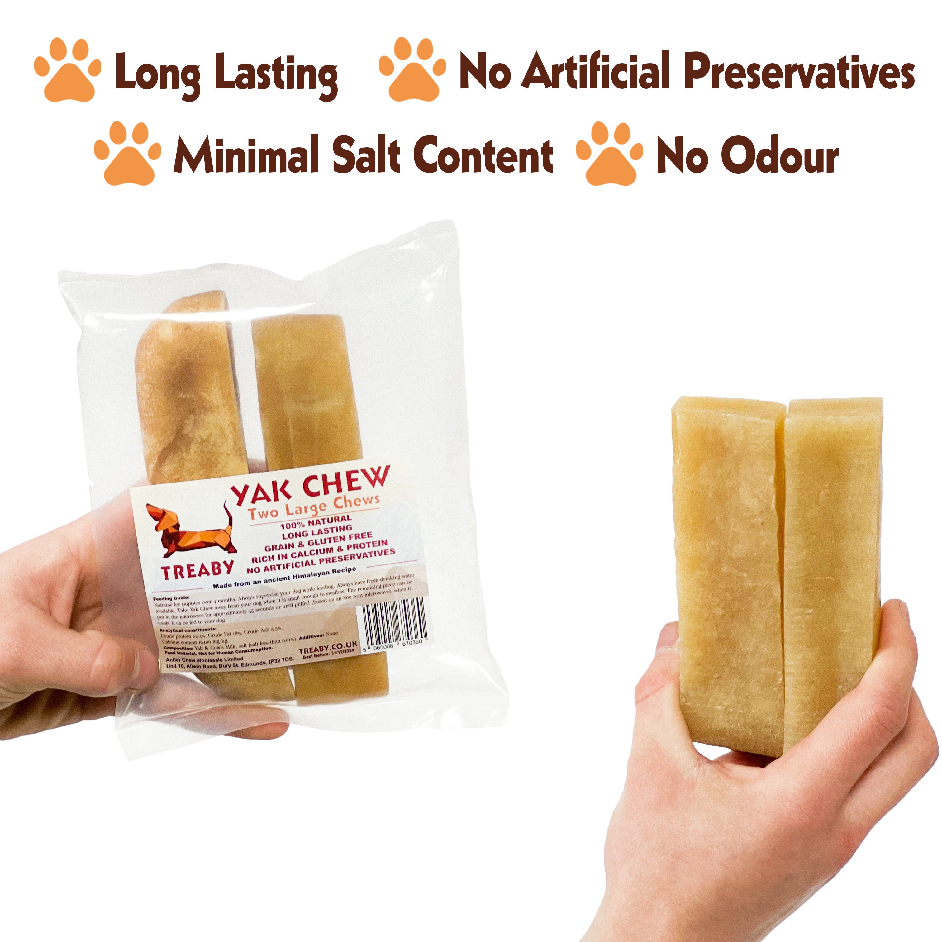 Yak and cow hot sale milk dog chews