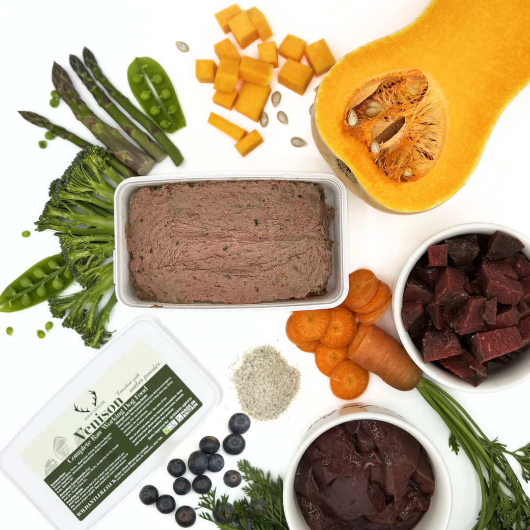 Venison Raw Dog Food Enriched with Antler Powder