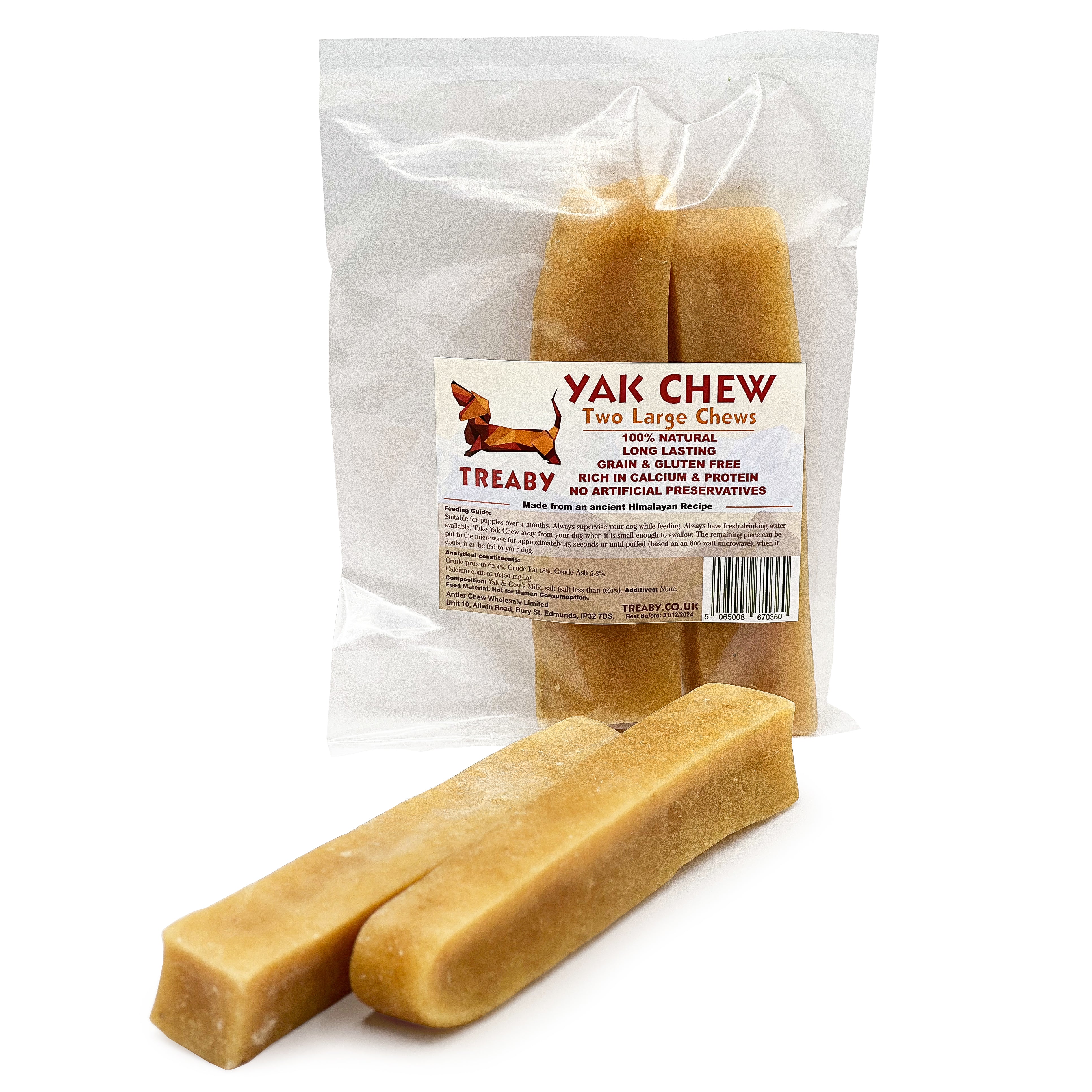 Are yak milk clearance chews safe for dogs