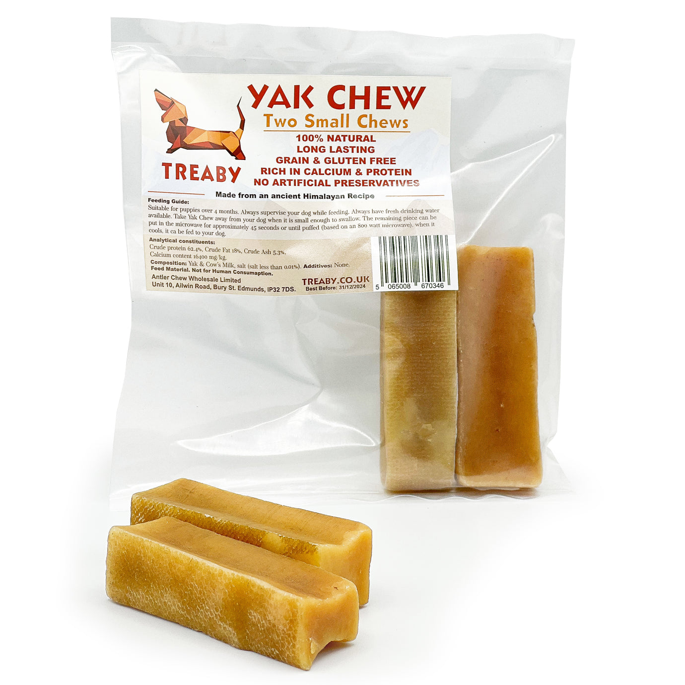 Himalayan Yak chew - Pack of 2 - Antler Chew